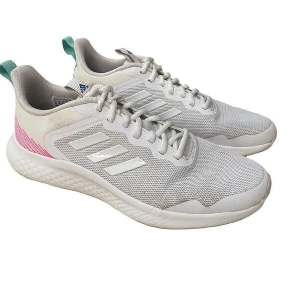 ADIDAS Women’s Fluidstreet Running Sneakers with CLOUDFOAM white size 9 - Picture 2 of 9